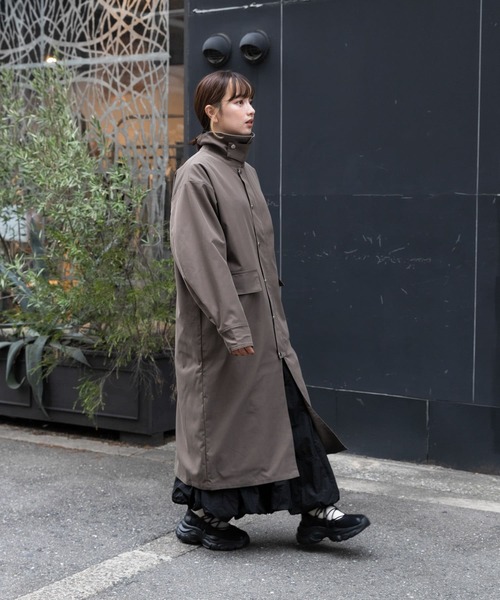 SENSE OF PLACE by URBAN RESEARCH（センスオブプレイスバイアーバンリサーチ）の「ハンティングロングコート（その他アウター・レディース・モカ/ブラック・ONE）」の20枚目の写真