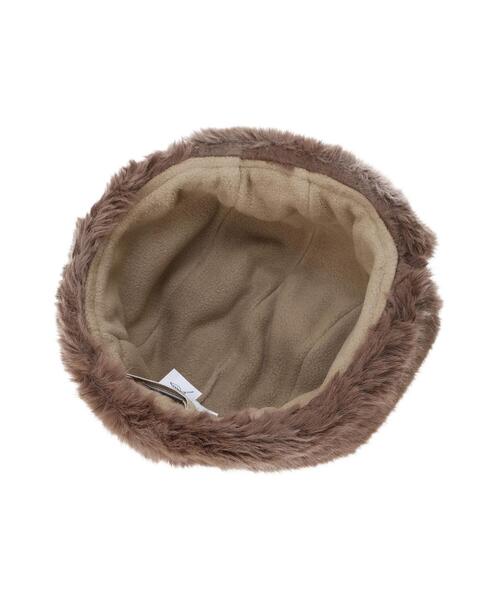 Samansa Mos2（サマンサ モスモス）の「フライトキャップ（ハット・レディース・モカ/オフホワイト・F）」の22枚目の写真