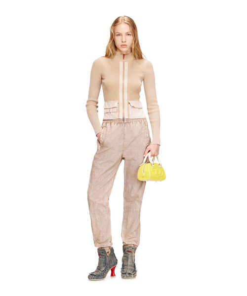 y2k 00s DIESEL M-MELISSA ダブルジップカーディガン ウィメンズ ジップアップカーディガン M-MELISSA（ニット/セーター