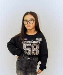 10C REPIPI（ジューシーレピピ）の「【10C REPIPI】ナンバリング切り替えスウェット（Tシャツ/カットソー・キッズ）」