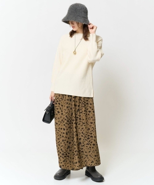 a.v.v(アーヴェヴェ)の「【洗える】落ち感ギャザースカンツ(その他パンツ・レディース・オレンジ系その他・38/36/40/34/42)」の4枚目の写真