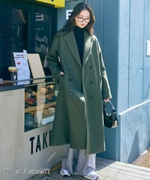 高身長　チェスターロングコート（トールサイズ）Essenave