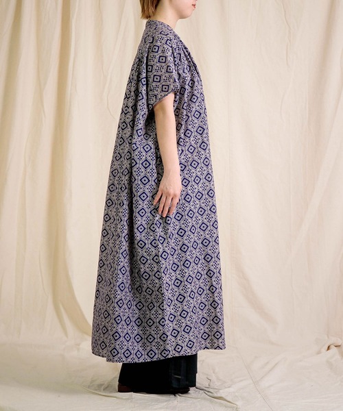 BROCANTE ブロカント インドプリント フロンセワンピース fit=scale-down,w=1200