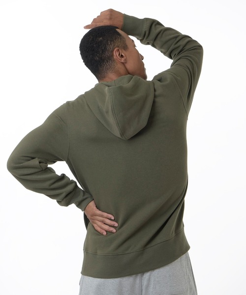 NEW BALANCE（ニューバランス）の「Core フリースフルジップジャケット（パーカー・メンズ・オリーブ/ネイビー・SMALL/LARGE/X-LARGE/MEDIUM）」の11枚目の写真