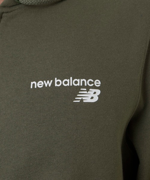 NEW BALANCE（ニューバランス）の「Core フリースフルジップジャケット（パーカー・メンズ・オリーブ/ネイビー・SMALL/LARGE/X-LARGE/MEDIUM）」の12枚目の写真