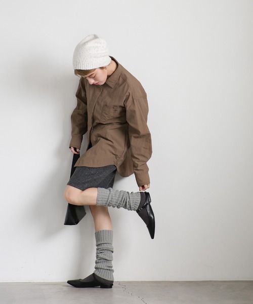 ZOZO限定】リブニットアームウォーマー（アームカバー）｜select MOCA