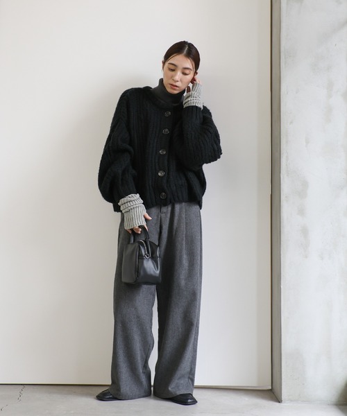 ZOZO限定】リブニットアームウォーマー（アームカバー）｜select MOCA