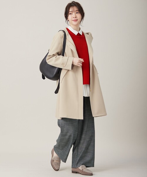 ANY SIS(エニィスィス)の「【洗える】ウキウキ ニット(ニット/セーター・レディース・ネイビー系/レッド系/ピンク系/ライトイエロー系/サックスブルー系/ベージュ系・4)」の21枚目の写真
