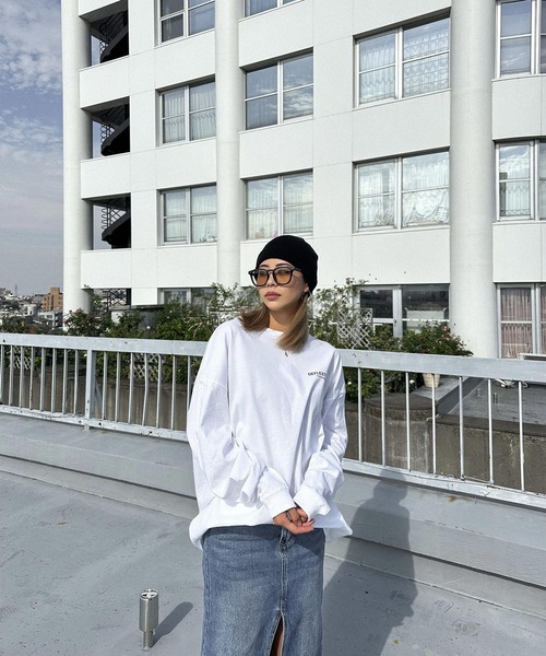 FLEX（フレックス）の「square frame sunglasses / スクエアフレーム サングラス（サングラス・レディース・グレー/オレンジ/グリーン・FREE）」の11枚目の写真