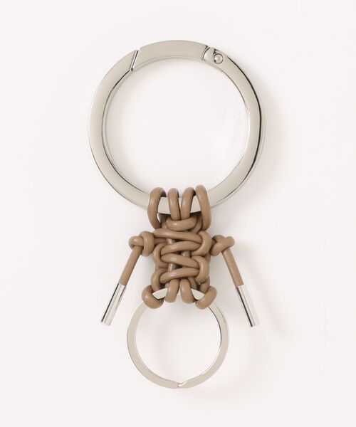 ITTI（イッチ）の「【ITTI/イッチ】cristy knotman ring（キーケース/キーアクセサリー・メンズ・ブラック/アイボリー/バーガンディー/グレー系その他・FREE）」の3枚目の写真