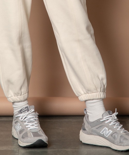 Bou Jeloud（ブージュルード）の「ｽｳｪｯﾄﾊﾟﾝﾂ（スウェットパンツ・レディース・ブラック/アイボリー/チャコールグレー・38）」の9枚目の写真