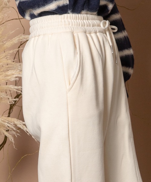 Bou Jeloud（ブージュルード）の「ｽｳｪｯﾄﾊﾟﾝﾂ（スウェットパンツ・レディース・ブラック/アイボリー/チャコールグレー・38）」の10枚目の写真