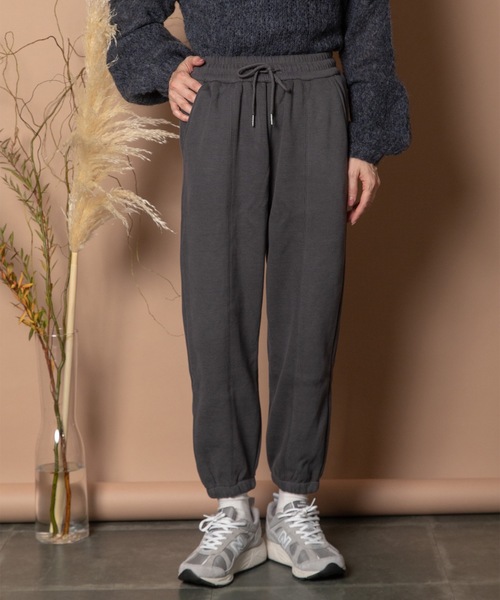 Bou Jeloud（ブージュルード）の「ｽｳｪｯﾄﾊﾟﾝﾂ（スウェットパンツ・レディース・ブラック/アイボリー/チャコールグレー・38）」の18枚目の写真