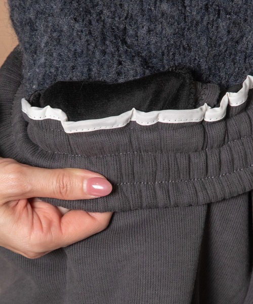 Bou Jeloud（ブージュルード）の「ｽｳｪｯﾄﾊﾟﾝﾂ（スウェットパンツ・レディース・ブラック/アイボリー/チャコールグレー・38）」の22枚目の写真