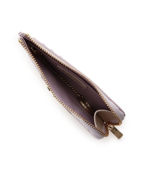 リボンスウィングビジュー付き フラグメントケース（コインケース）｜& chouette（アンドシュエット）