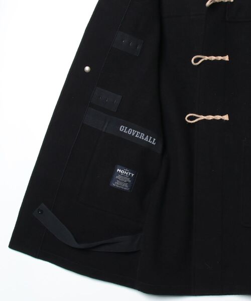 Gloverall（グローバーオール）の「GLOVERALL / グローバーオール：MONTY DUFFLE COAT：MS5850-52[MUS]（ダッフルコート・メンズ・ブラック/ネイビー・M/S）」の4枚目の写真