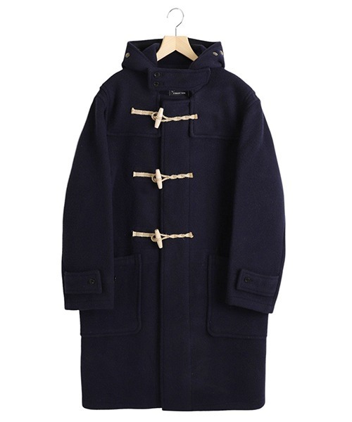 Gloverall（グローバーオール）の「GLOVERALL / グローバーオール：MONTY DUFFLE COAT：MS5850-52[MUS]（ダッフルコート・メンズ・ブラック/ネイビー・M/S）」の2枚目の写真