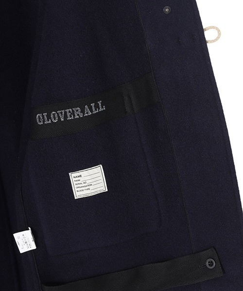 Gloverall（グローバーオール）の「GLOVERALL / グローバーオール：MONTY DUFFLE COAT：MS5850-52[MUS]（ダッフルコート・メンズ・ブラック/ネイビー・M/S）」の11枚目の写真