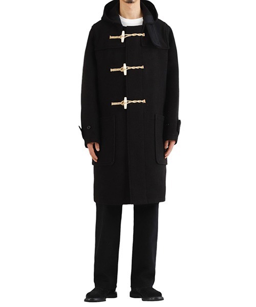 Gloverall（グローバーオール）の「GLOVERALL / グローバーオール：MONTY DUFFLE COAT：MS5850-52[MUS]（ダッフルコート・メンズ・ブラック/ネイビー・M/S）」の14枚目の写真