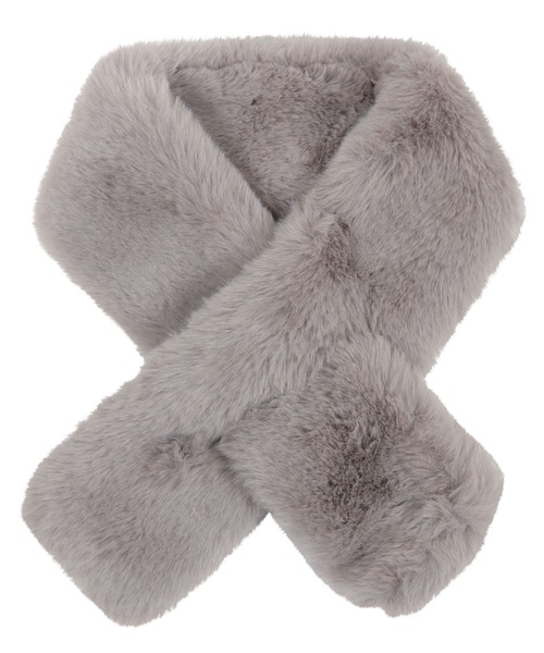 KOBE LETTUCE（コウベレタス）の「フェイクファーミニティペット（マフラー・レディース・ブルー/ベージュ/ライトグレー/チャコール/モカ/アイボリー・FREE）」の8枚目の写真