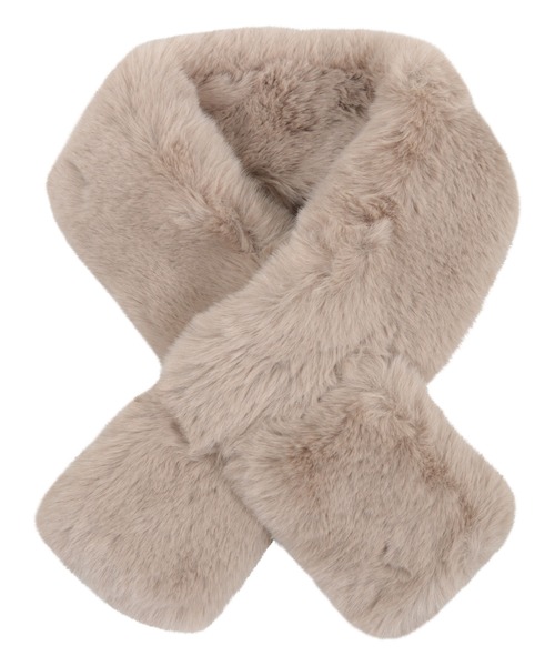 KOBE LETTUCE（コウベレタス）の「フェイクファーミニティペット（マフラー・レディース・ブルー/ベージュ/ライトグレー/チャコール/モカ/アイボリー・FREE）」の10枚目の写真