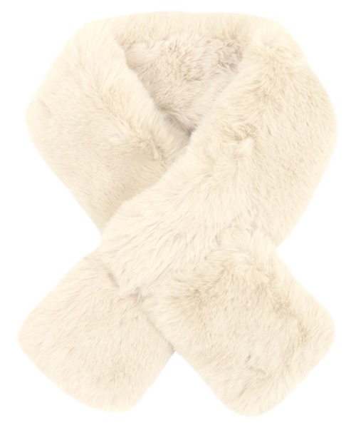 KOBE LETTUCE（コウベレタス）の「フェイクファーミニティペット（マフラー・レディース・ブルー/ベージュ/ライトグレー/チャコール/モカ/アイボリー・FREE）」の16枚目の写真