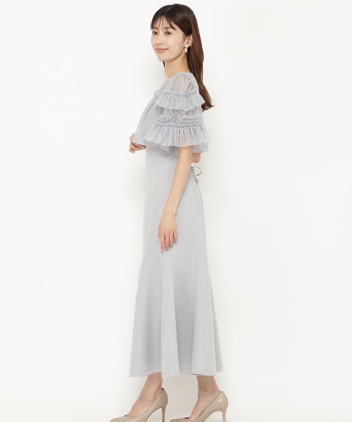 チュールフリルマーメイドドレス（ドレス）｜AND COUTURE（アンド