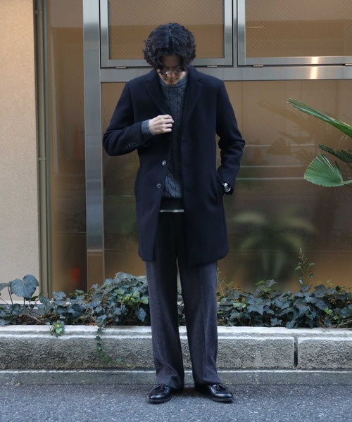 BACK NUMBER（バックナンバー）の「【BACK NUMBER】サーモライトチェスターコート（チェスターコート・メンズ・ブラック/ダークグレー・M/L/XL/XXL）」の15枚目の写真