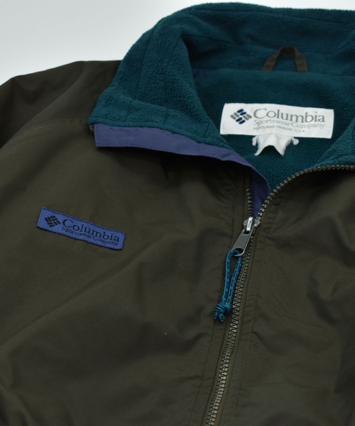 Columbia(コロンビア)の「【ヴィンテージ古着】90’s Columbia フリースライナー ナイロンジャケット(ナイロンジャケット・メンズ・カーキ・X-LARGE)」の3枚目の写真