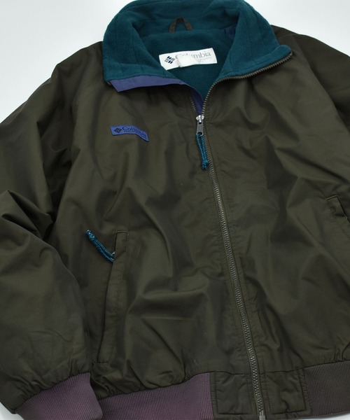 Columbia(コロンビア)の「【ヴィンテージ古着】90’s Columbia フリースライナー ナイロンジャケット(ナイロンジャケット・メンズ・カーキ・X-LARGE)」の2枚目の写真