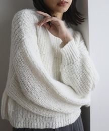 hellam | スパンコールニットプルオーバー(Tシャツ/カットソー)