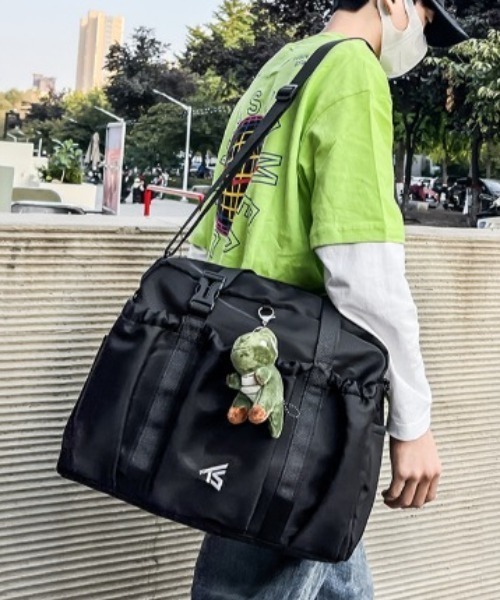 セール】【A4対応】フロントポケット2WAYボストンバッグ【多機能