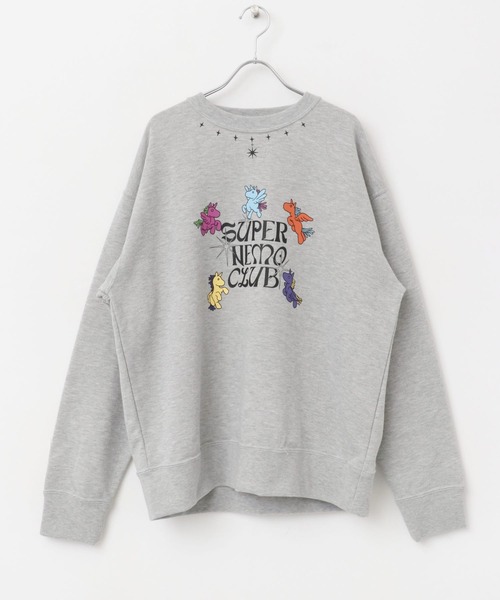 SENSE OF PLACE by URBAN RESEARCH（センスオブプレイスバイアーバンリサーチ）の「『別注』SHUHEI KOKI×SENSE OF PLACE　ラメスウェット（スウェット・メンズ・チャコールグレー/グレー・MEDIUM/LARGE）」の17枚目の写真