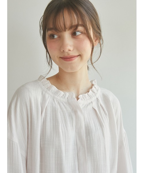 タグ付き新品】ジェラートピケ 【SPRING】フリルブラウス - メルカリ