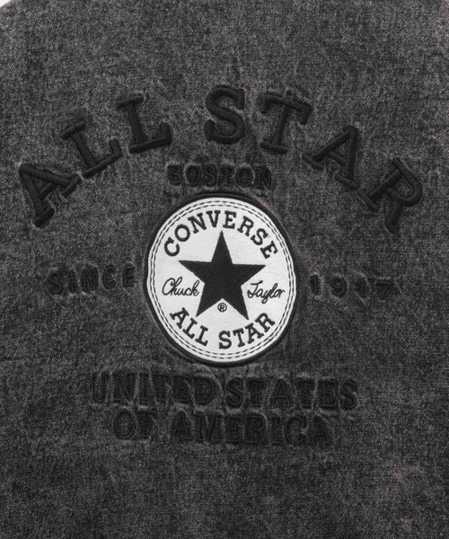 CONVERSE(コンバース)の「【CONVERSE】 襟付きスタジアムジャケット(スタジャン・メンズ・ブラック系その他/ブラック/インディゴブルー・M/L/XL)」の7枚目の写真
