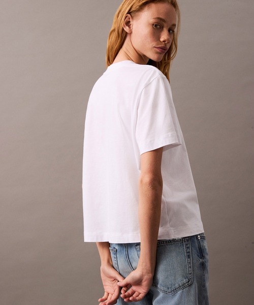 セール】CK ロゴ ボクシーTシャツ（Tシャツ/カットソー