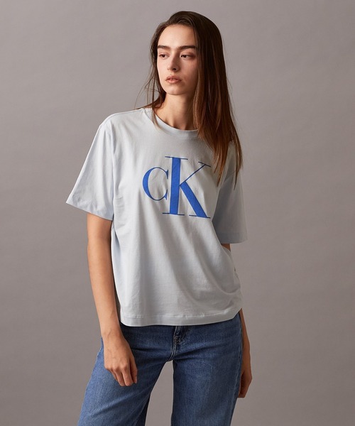 Calvin Klein（カルバン・クライン）の「CK ロゴ ボクシーT