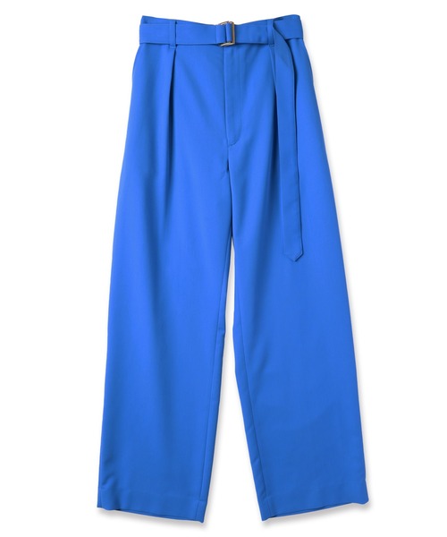 美品　CULLNIクルニ　ベルト付き　タックパンツ　テーパード　21ss 美品 CULLNIクルニ ベルト付き タックパンツ テーパード 21ss