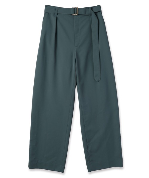 Dry Karsey 1Tuck Wide Pant with Long Belt（スラックス