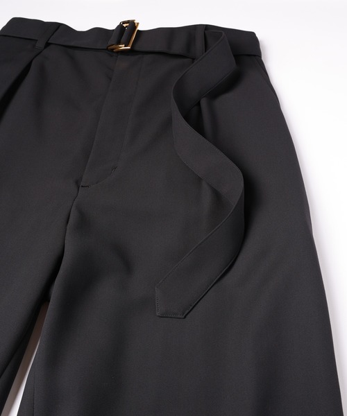 セール】Dry Karsey 1Tuck Wide Pant with Long Belt