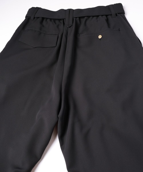 セール】Dry Karsey 1Tuck Wide Pant with Long Belt