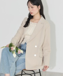 earth music&ecology | ダブルテーラードジャケット(テーラードジャケット)