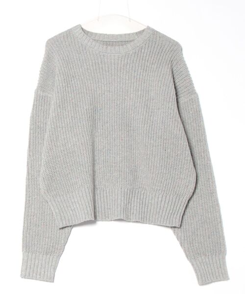 つぶつぶ MIXカラーネップニット（ニット/セーター）｜TRIANGLE PALETTE（トライアングルパレット）