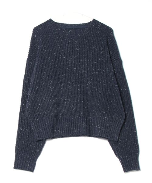 つぶつぶ MIXカラーネップニット（ニット/セーター）｜TRIANGLE PALETTE（トライアングルパレット）