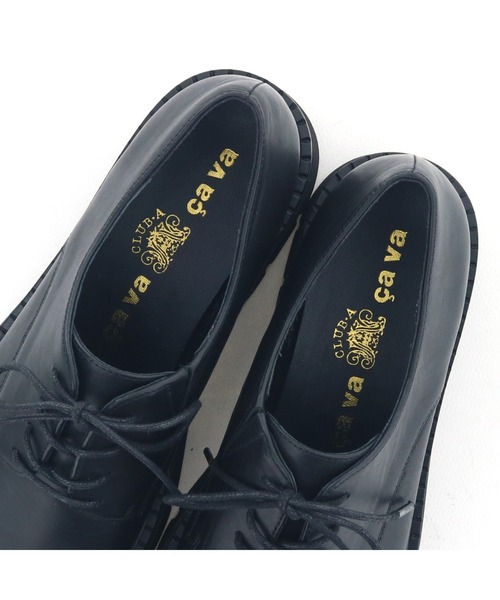 cava cava（サヴァサヴァ）の「厚底レースアップシューズ　7420193（ドレスシューズ・レディース・ブラック/シルバー・22.5cm/24.5cm/24cm/23.5cm/23cm）」の16枚目の写真