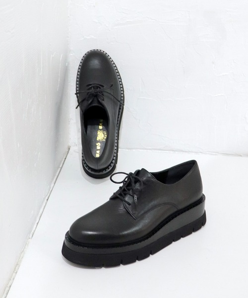 cava cava（サヴァサヴァ）の「厚底レースアップシューズ　7420193（ドレスシューズ・レディース・ブラック/シルバー・22.5cm/24.5cm/24cm/23.5cm/23cm）」の11枚目の写真
