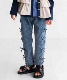 maarook（マルーク）の「接触冷感ハイブリーチデニムリボンパンツ（デニムパンツ・キッズ）」