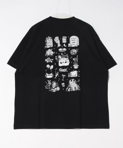 LURKING CLASS(ラーキングクラス)の「【ムラサキスポーツ限定】LURKING CLASS/ラーキングクラス 半袖Tシャツ バックプリント ST25STM05(Tシャツ/カットソー・メンズ・ホワイト/ブラック・XL/L/M)」の3枚目の写真