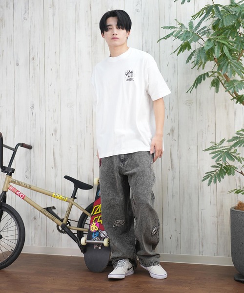 LURKING CLASS(ラーキングクラス)の「【ムラサキスポーツ限定】LURKING CLASS/ラーキングクラス 半袖Tシャツ バックプリント ST25STM05(Tシャツ/カットソー・メンズ・ホワイト/ブラック・XL/L/M)」の8枚目の写真