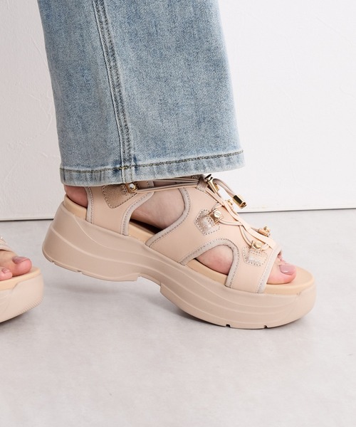 HIMIKO（ヒミコ）の「【HIMIKO】カバードスポサン/657204（サンダル・レディース・ブラック/アイボリー/ベージュ・X-SMALL/MEDIUM/LARGE/SMALL/X-LARGE/XX-LARGE）」の4枚目の写真